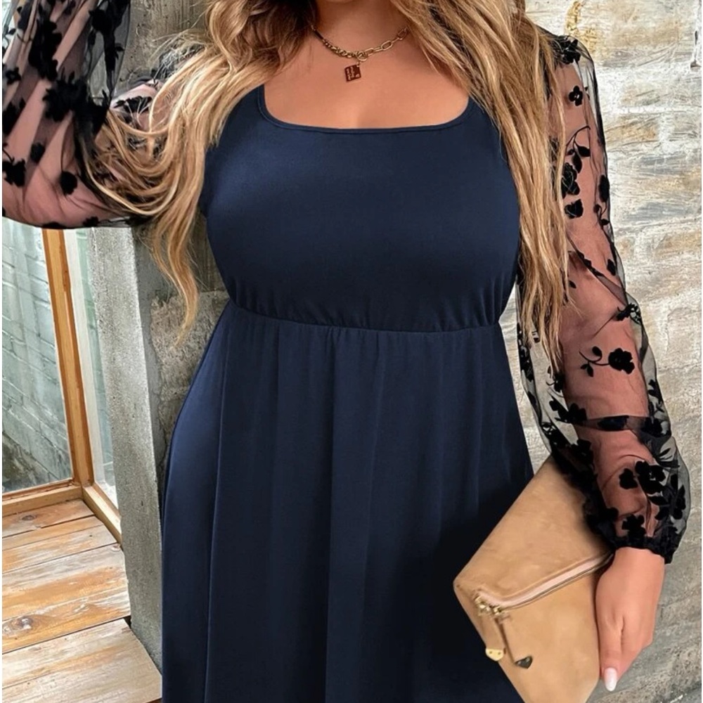 Navy Blue Dress